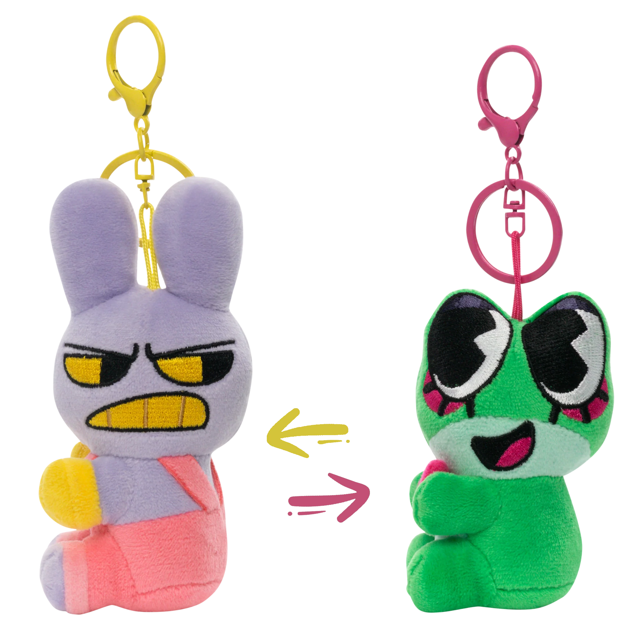 Jax & Ribbit Magnetic Plush Keychains